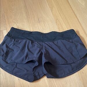 Lululemon Black Speed Up shorts
